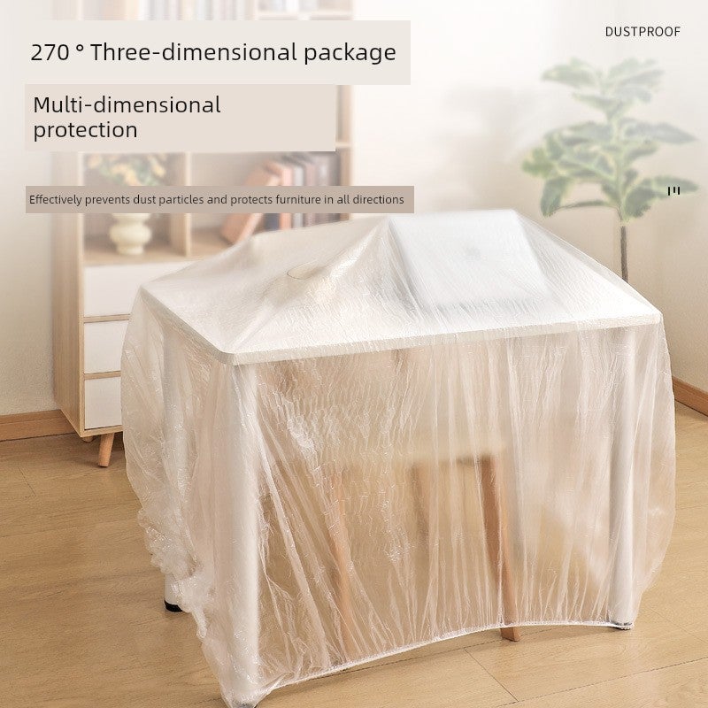 Large dust cover, bed cover, furniture, sofa, one-time elastic bundle mouth, universal full cover, waterproof decoration, dust cover - Image 1
