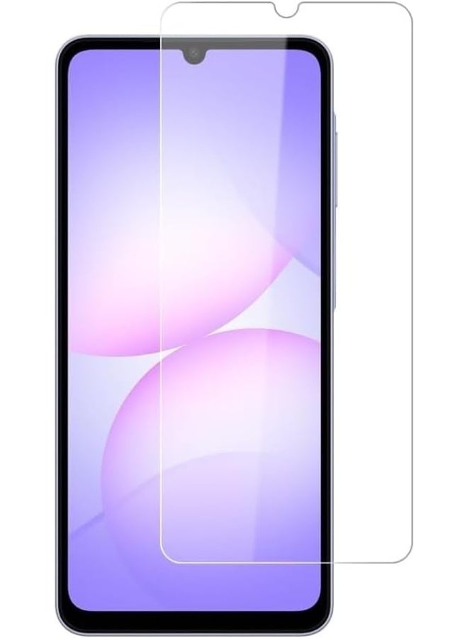 Muzz Screen Protector Compatible With Samsung Galaxy A17 HD Full Coverage  Round Edge Scratch Resistant Bubble Free 9H Hardness  Premium Quality Tempered Glass Transparent Samsung Galaxy A17 - Image 1