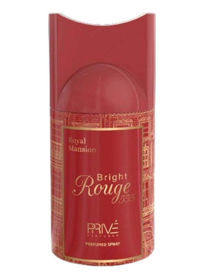 PRIVE 5 Pieces Bright Rouge 555 Body Spray 250ML - Image 2