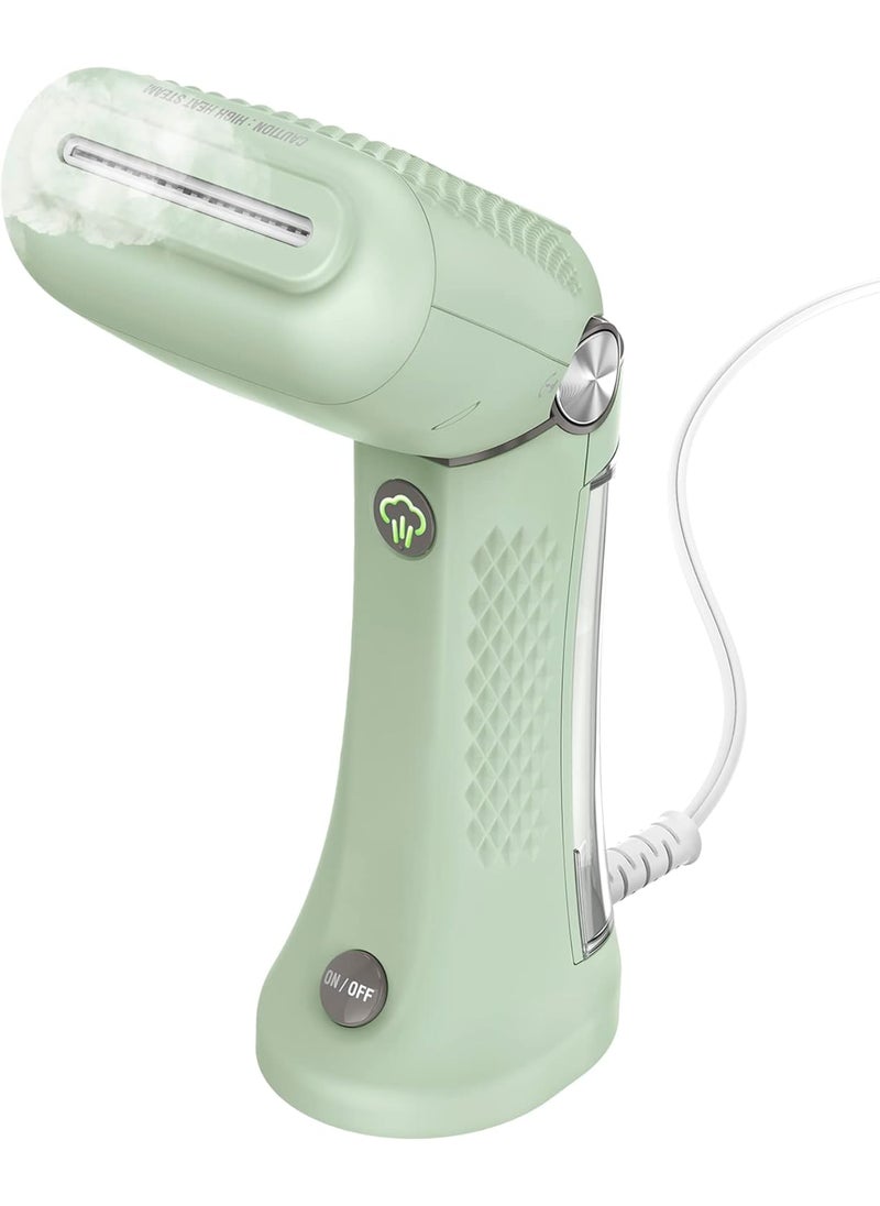 CONAIR Conair Handheld Garment Steamer for Clothes  Power Steam Small Size Big Power  Great for Home Office or Travel with Dual Voltage for Worldwide Use Mint Green  - Image 1