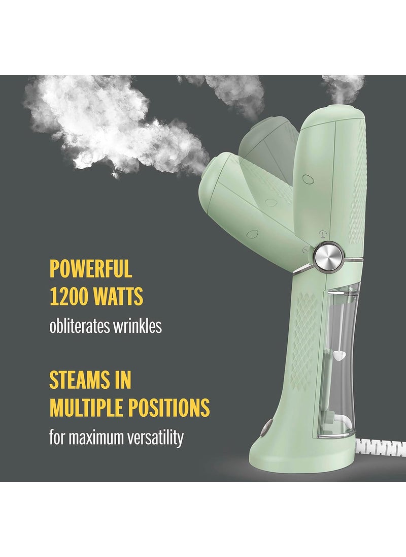 CONAIR Conair Handheld Garment Steamer for Clothes  Power Steam Small Size Big Power  Great for Home Office or Travel with Dual Voltage for Worldwide Use Mint Green  - Image 3