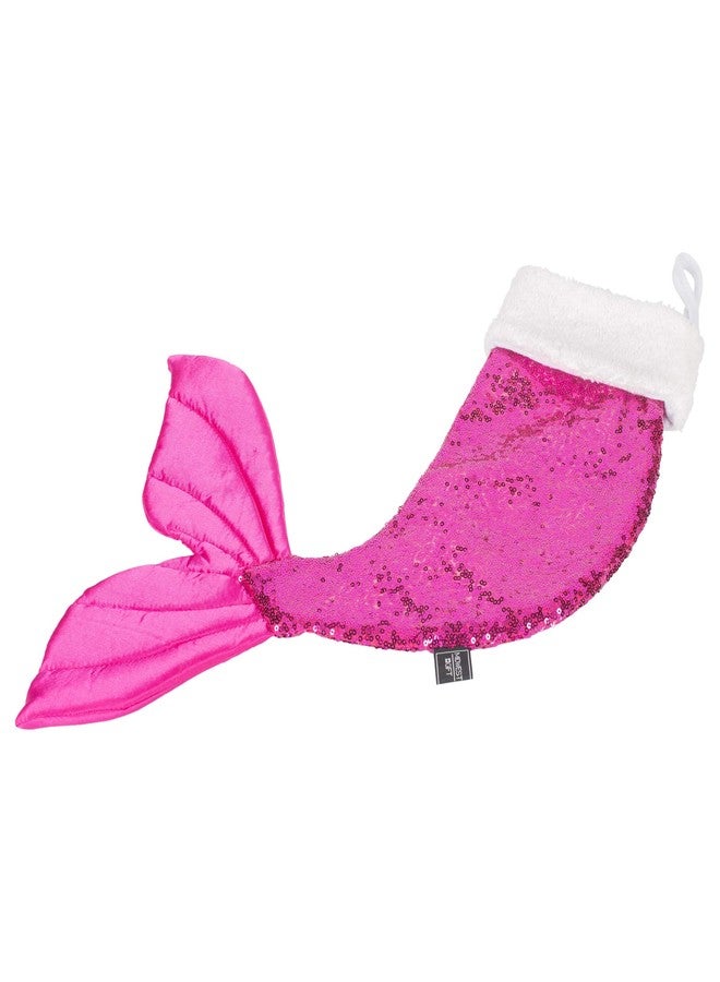 Midwest CBK Midwest-CBK 21 Inch Sparkly Mermaid Tail Christmas Stocking (Pink) - Image 3