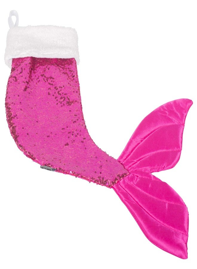 Midwest CBK Midwest-CBK 21 Inch Sparkly Mermaid Tail Christmas Stocking (Pink) - Image 2
