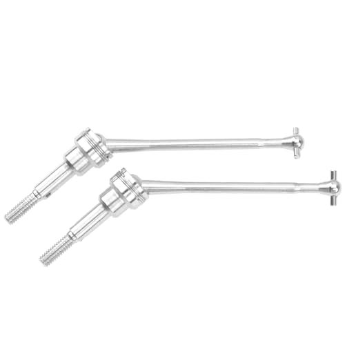Vgoohobby مفصل عمود القيادة العالمي RC معدني - ترقية Dogbone - قطع متوافقة مع WLtoys 12428 12423 1/12 سيارة RC (فضي) - Image 1