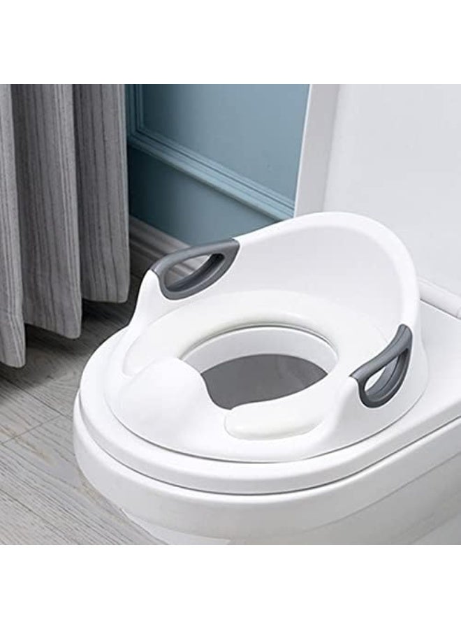 jaexest Potty Training Seat for Kids – Toddler Toilet Seat with Cushion, Handle & Backrest – Comfortable & Secure Potty Trainer for Boys & Girls – Portable Travel Potty Seat - Image 1