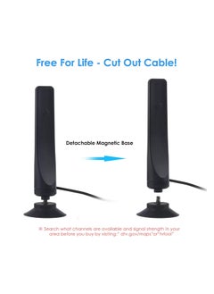 Generic HDTV TV Antenna Black Mini HD Digital TV Antenna DVB-T2 130g  - Image 2