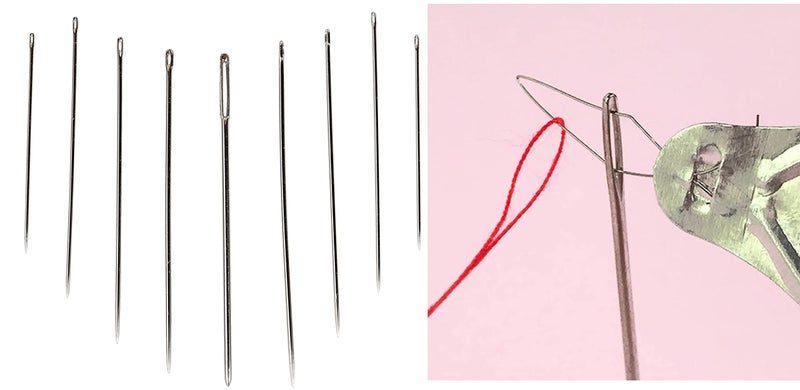 Artonezt Hand Embroidery Kit for Beginners Cross Stitch Kit 5 PLY Wooden Embroidery Hoop Frames, Floss Skein Thread, Pony Cross Stitch Aida Needlework Fabric and Other Embroidery Materials - Image 5