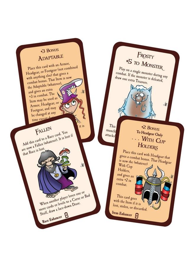 STEVE JACKSON GAMES لعبة بطاقة Munchkin Enhancers (Miniexpansion)؛ 30 بطاقة؛ لعبة الكبار والأطفال والعائلة؛ لعبة تقمص الأدوار الخيالية والمغامرة؛ الأعمار 10+؛ 36 لاعبا ; متوسط وقت اللعب 120 دقيقة؛ من - Image 3