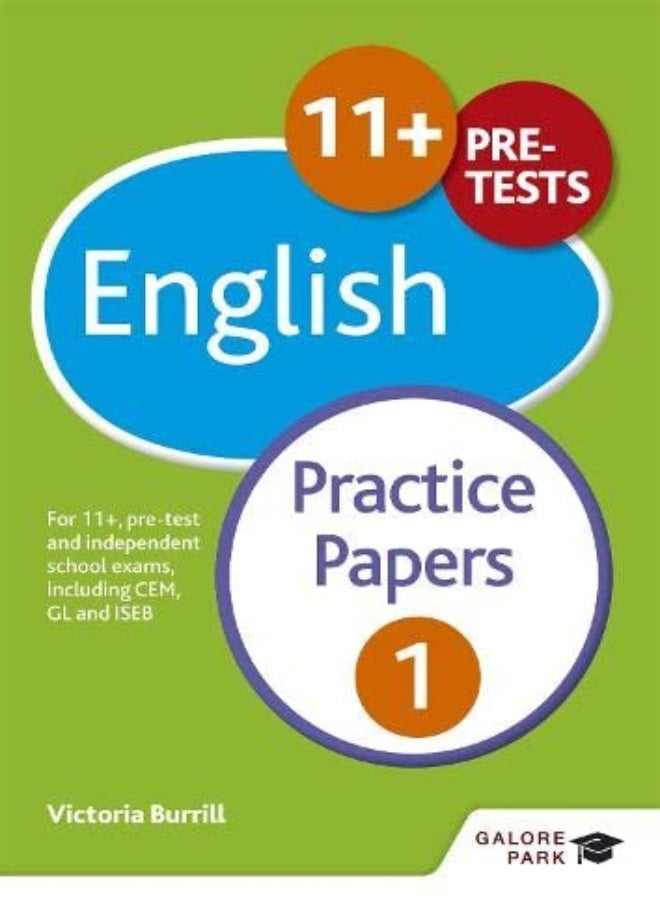 11+ English Practice Papers 1 For 11+ Pretest And Independent School Exams Including Cem Gl And by Burrill, Victoria Paperback