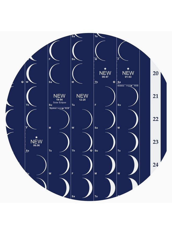 Celestial Products Moon Calendar 2025 Lunar Phases, MoonLight - Image 2