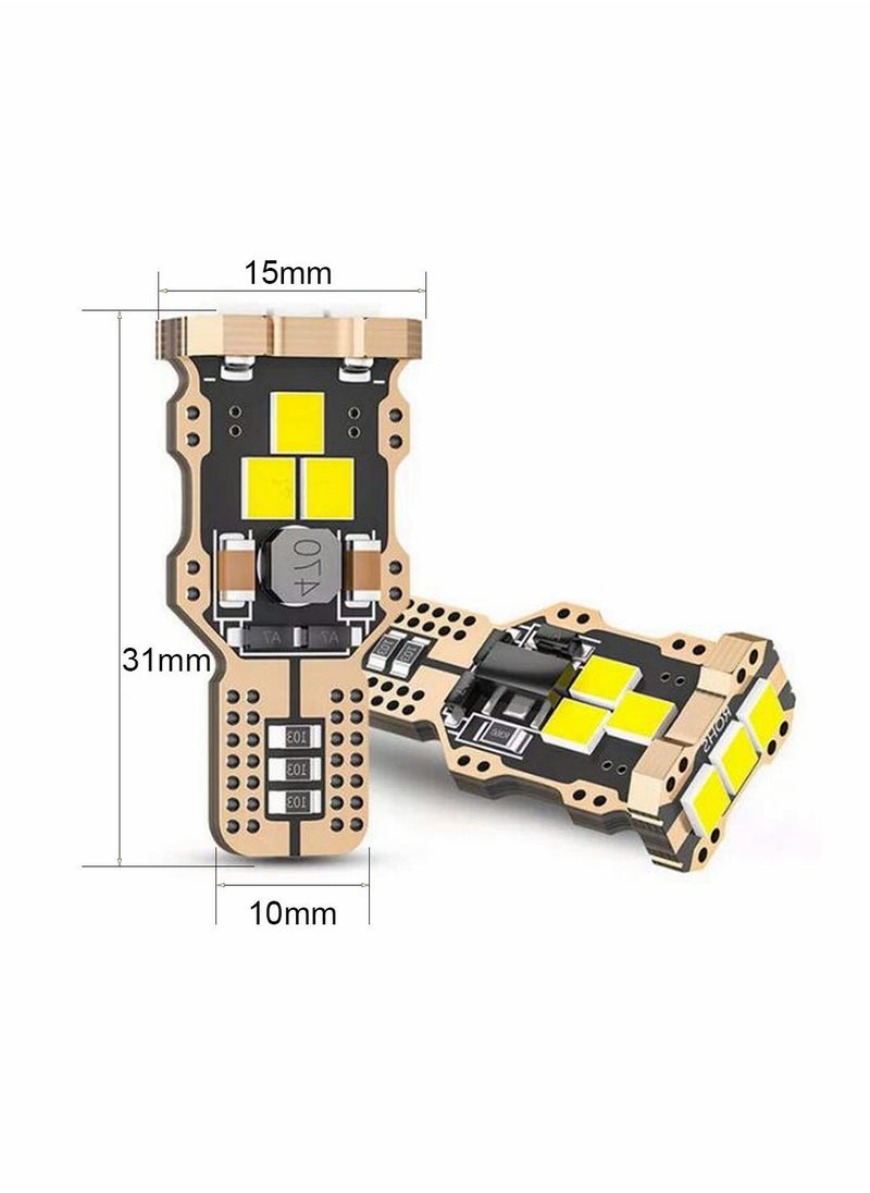 KASTWAVE - KASTWAVE Nonpolarity T15 912 921 906 W16W Led Bulb High 2835SMD 6000K 1800 Lumens Extremely Bright Error Free Led Bulbs For Backup Reverse Lights 3rd Brake Lights (4-Pack) - Image 1
