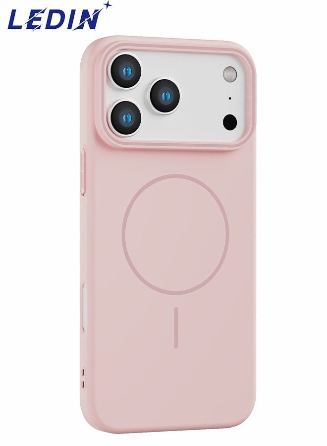 ليدين جراب مغناطيسي لهاتف آيفون 17 برو [متوافق مع ماج سيف] [حماية مزدوجة: مادة TPU ناعمة، مادة PC صلبة، مقاوم للصدمات والخدوش]، جراب هاتف فاخر من البولي كربونات - Image 1