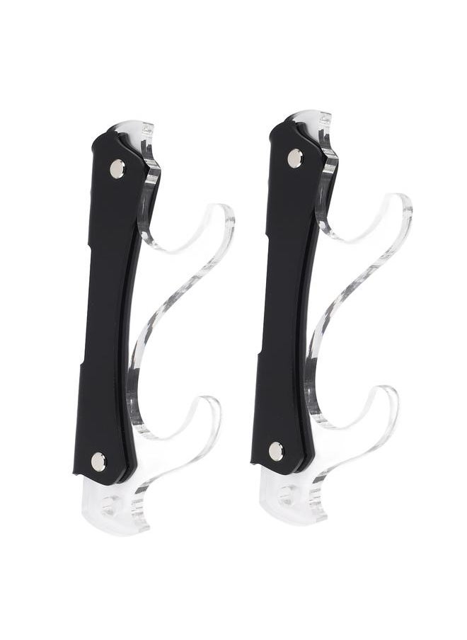 Thoraya - Sword Stand Sword Holder Acrylic 2 Layer Wall Mounted Samurai Sword Stand Lightsaber Display Rack - Image 1