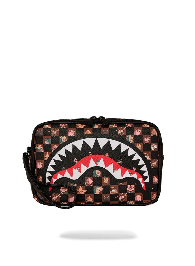 SPRAYGROUND PEEKING CHARACTERS REMIX TOILETRY BRICK - Image 1