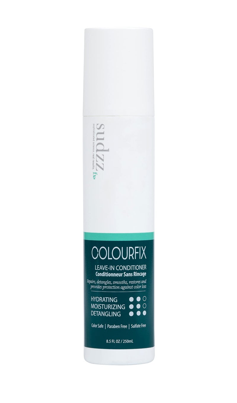 SUDZZFX ColourFix Leave-in Conditioner, 8.5 Fl Oz - Nourishing Conditioner for Growth, Color-Treated and Dry Damaged Hair - Deep Conditioner - Repair and Defend Hydrating Conditioner