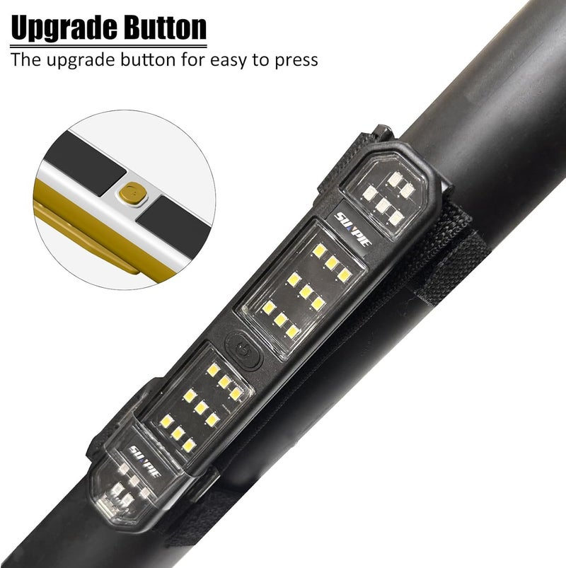 SUNPIE UTV Dome Light Universal SXS Roll Bar Lighting Compatible with Polaris RZR/Ranger/General Honda Talon/Pioneer Kawasaki Mule/Teryx Can Am All Model, w56 White and Green LED Chip Diverse use resistant crafted quality - Image 2