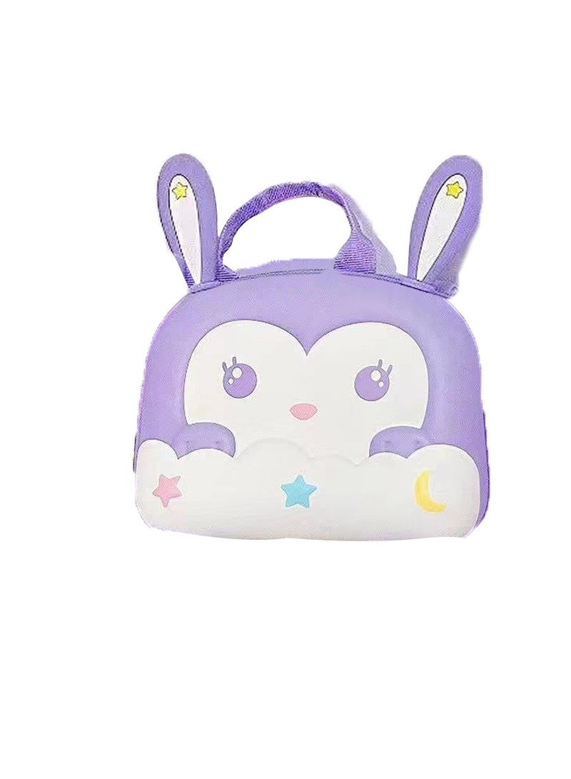 Factory Price Fiona Cute  Backpack - Cute Purple Kitty - Image 1