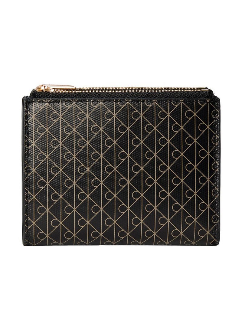 CALVIN KLEIN Emblem Double Zip Bifold Wallet - Image 1