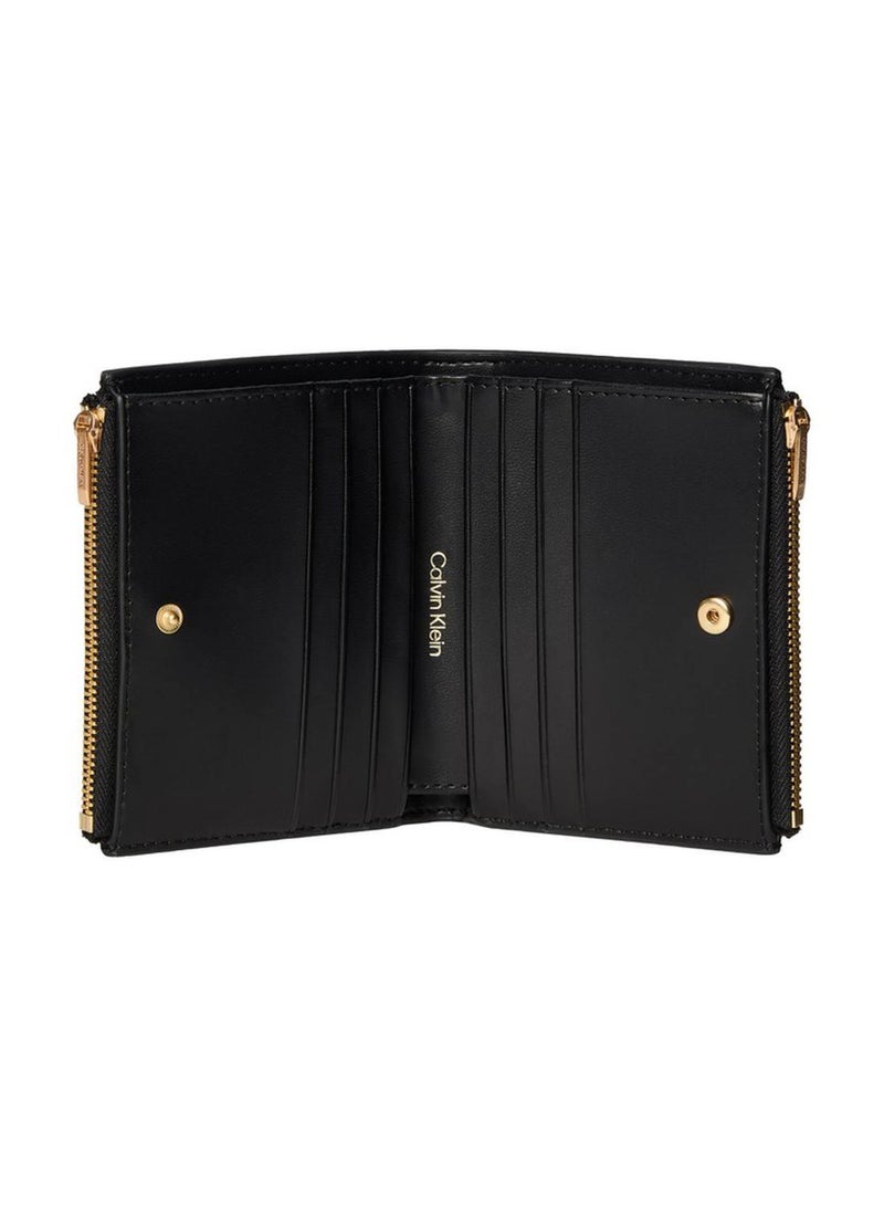 CALVIN KLEIN Emblem Double Zip Bifold Wallet - Image 3