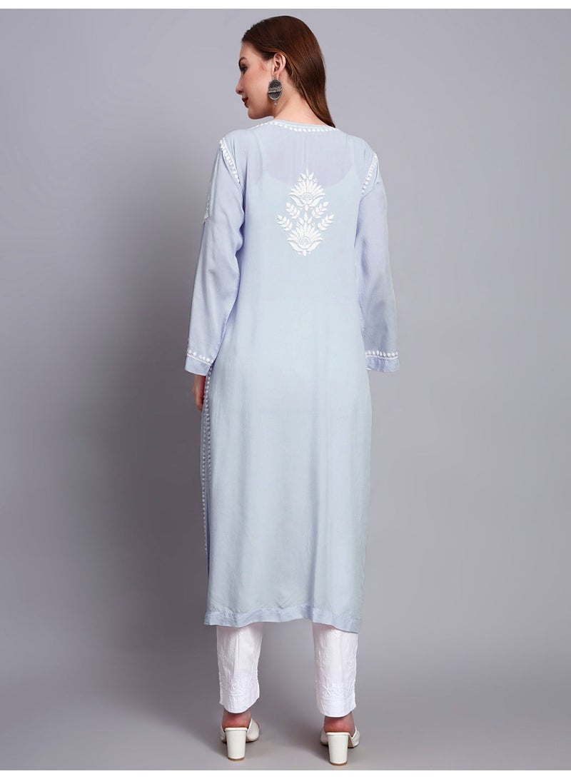 الايا كرتا مودال مطرزة يدويًا بتصميم شيكانكاري - Image 2