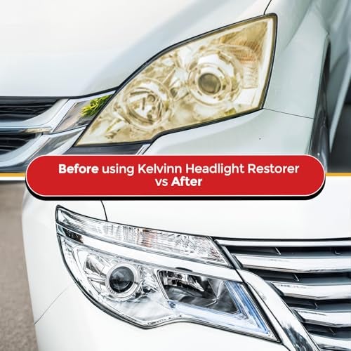 Kelvinn Headlight Restorer 100g,Removes Yellowing, Fades & Scratches, Restores Clarity & Shine for Car and Bike Headlights, Improves Night Visibility (Pack of 5) - Image 5