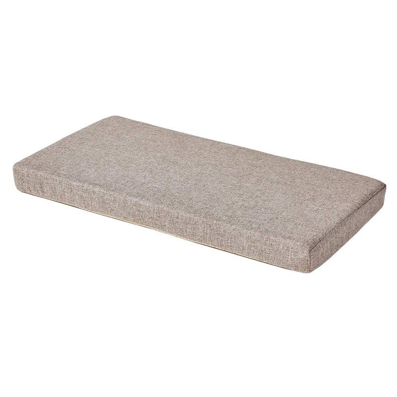 Khaki Bench seat Chair Pads NonSlip Rubber Back Indoor Swing Settee Cushion 40 x 18 x 2 1016 x 457 x 508cm