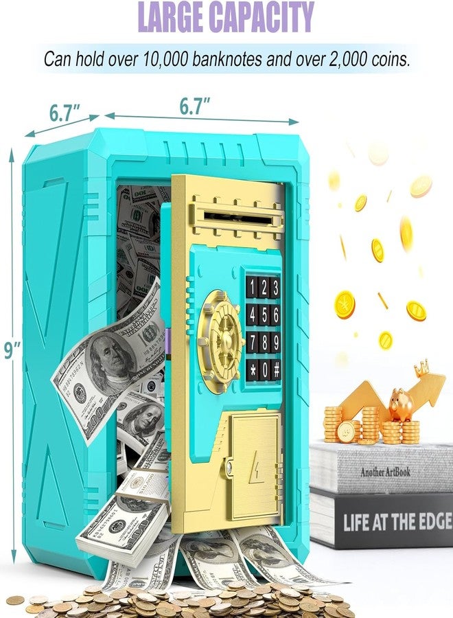 حصالة نقود موسيقية للأطفال على شكل خنزير من "مامي بليز" 【عبوة من قطعة واحدة】【】 (لون تيجوري أخضر) - Image 2