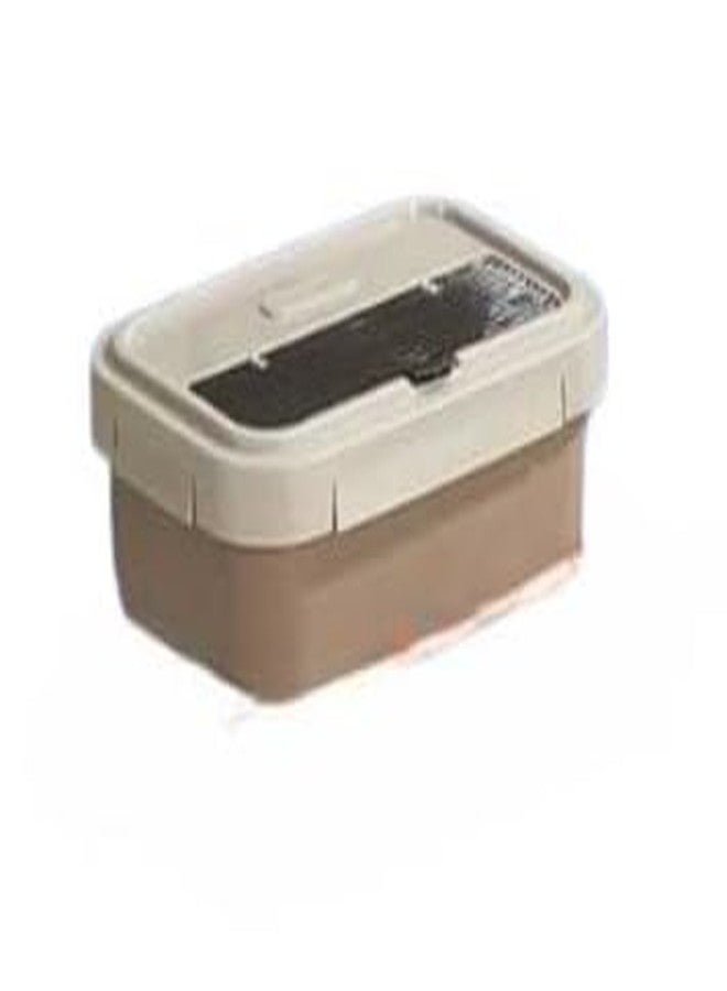 Stavae Leak Proof 2 Compartment Stainless Steel Lunch Boxes with Removable Inner Plate Reusable Microwave Freezer Safe Food Containers for Adults and Kids Tiffin Box for School ((Cream)) - Image 1