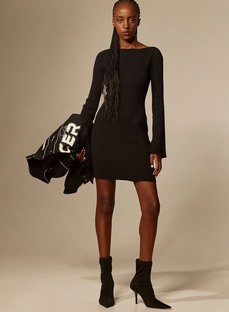 H&M Ribbed Knit Dress