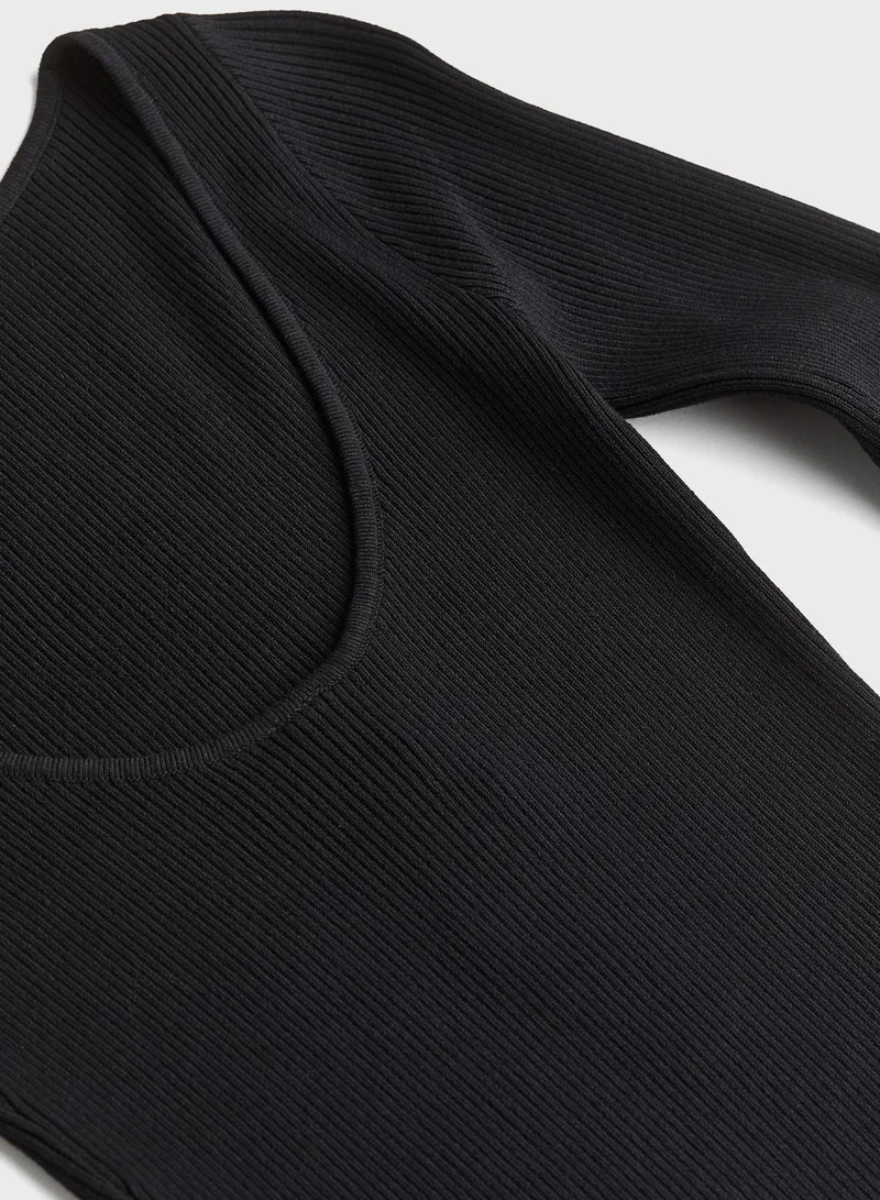 H&M Ribbed Knit Dress