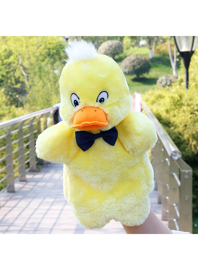 Bluejw New Style Bow Tie Bunny Hand Figure Doll Teaching Toy Gloves Children Early Education Storytelling Parent-child Comfort Plush Doll - Image 1