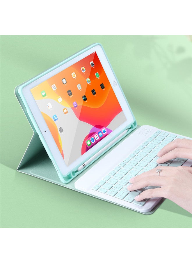 Neutral Compatible With Ipad 11th Gen 10th Tablet Bluetooth Keyboard 10.2 Magic Keyboard Air 5/6 10.9 Pencil Slot Protective Case - Image 2