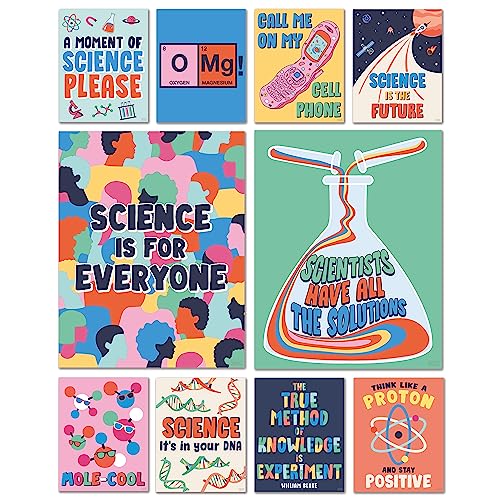 Sweetzer & Orange S&O Large Science Posters for Classroom Elementary School, Educational Setup for study area, Science themed billboards for High Schools Decor, Scientific Inspirational banners for Teaching Area- 10PC - Image 1