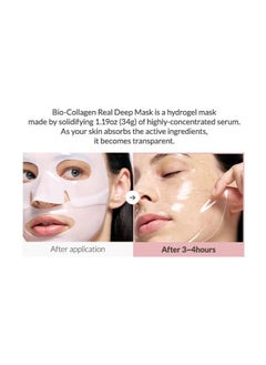 BIODANCE Bio-Collagen Real Deep Mask, Hydrating Overnight Mask, Pore Minimizing, Elasticity Improvement, 34g  - Image 3