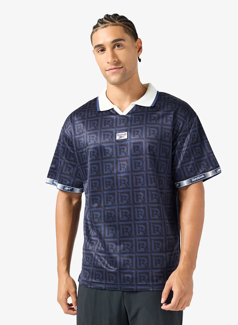 Monogram Football Polo