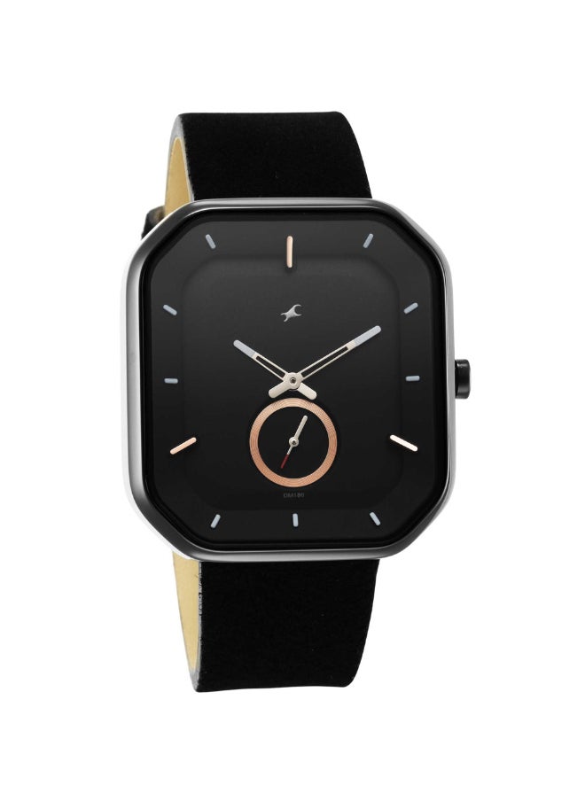 fastrack Fastrack After Dark Analog Black Dial Men's Watch-3272NL01, Black, strap  - Image 2