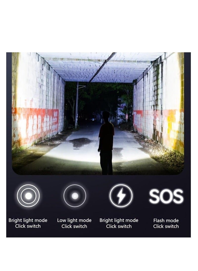 2 Pack Rechargeable Keychain Flashlight, 800 Lumens Compact and Portable Mini COB Work Lights, Tiny LED Keyring Lights with Built-in Battery Ideal for Outdoor, Emergencies and Everyday Carry - Image 5