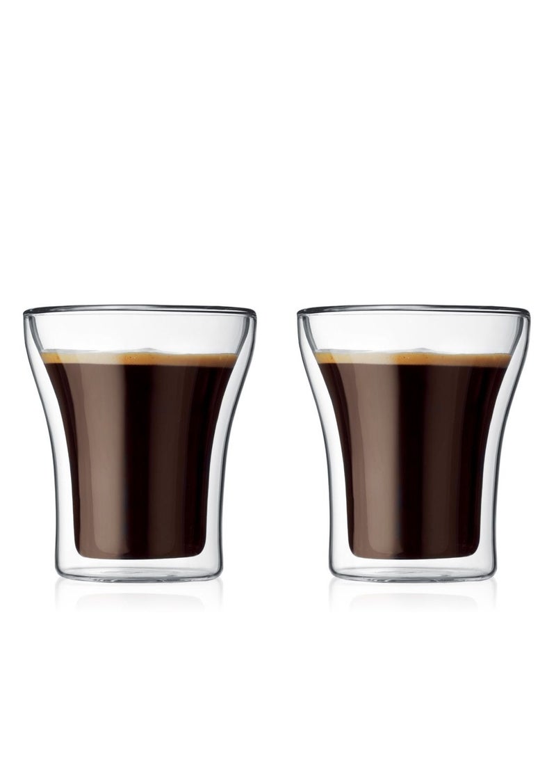 bodum Assam Double Wall Thermo Glass - 6.5oz, 2pcs set - Image 1