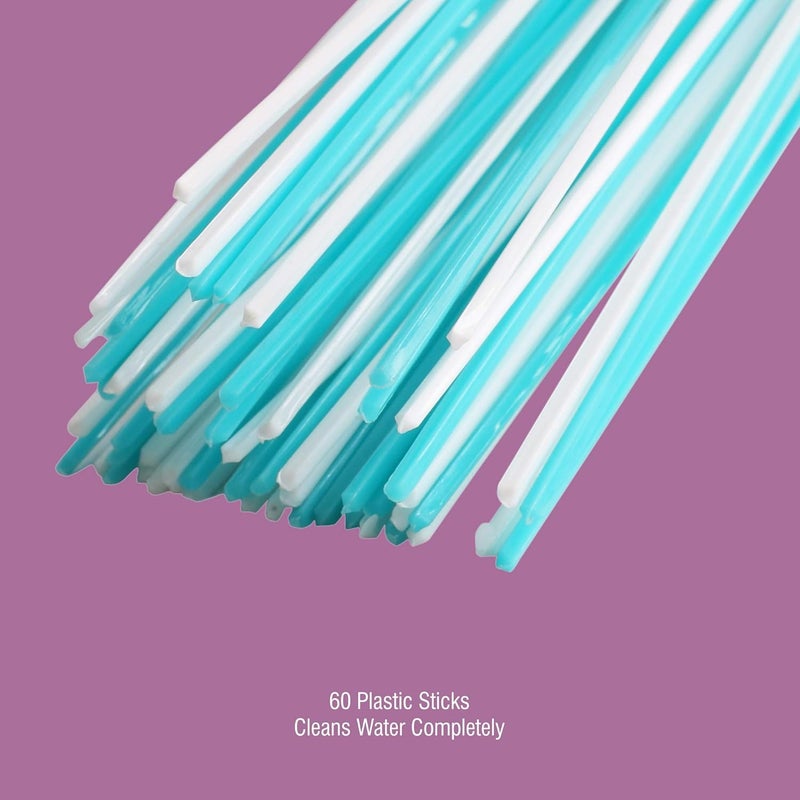 CLASSYTOUCH Kharata Broom Plastic Hard Bristle for Home, Washroom, Bathroom, Kitchen Multipurpose Use(Size 52 cm, Colour Aqua Blue) 60 Plastic Sticks - Image 5