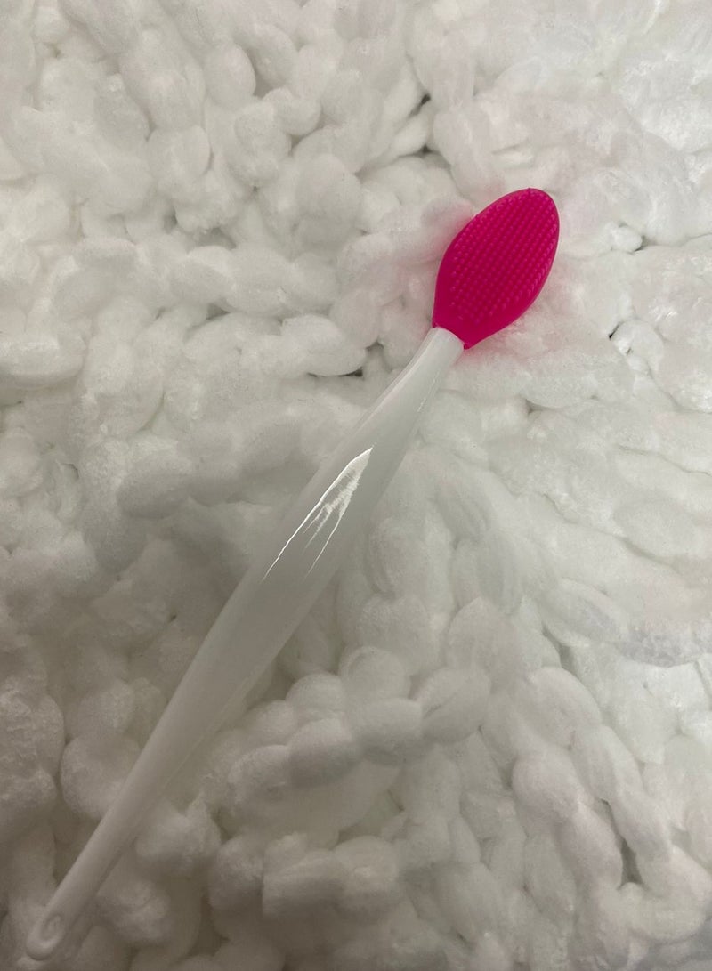 1 كمبيوتر سيليكون فرشاة الأنف تنظيف إلى فرشاة الرأس الأسود فرشاة تقشير ناعمة مزدوجة الوجهين العناية بالبشرة التنظيف أداة تدليك خشنة