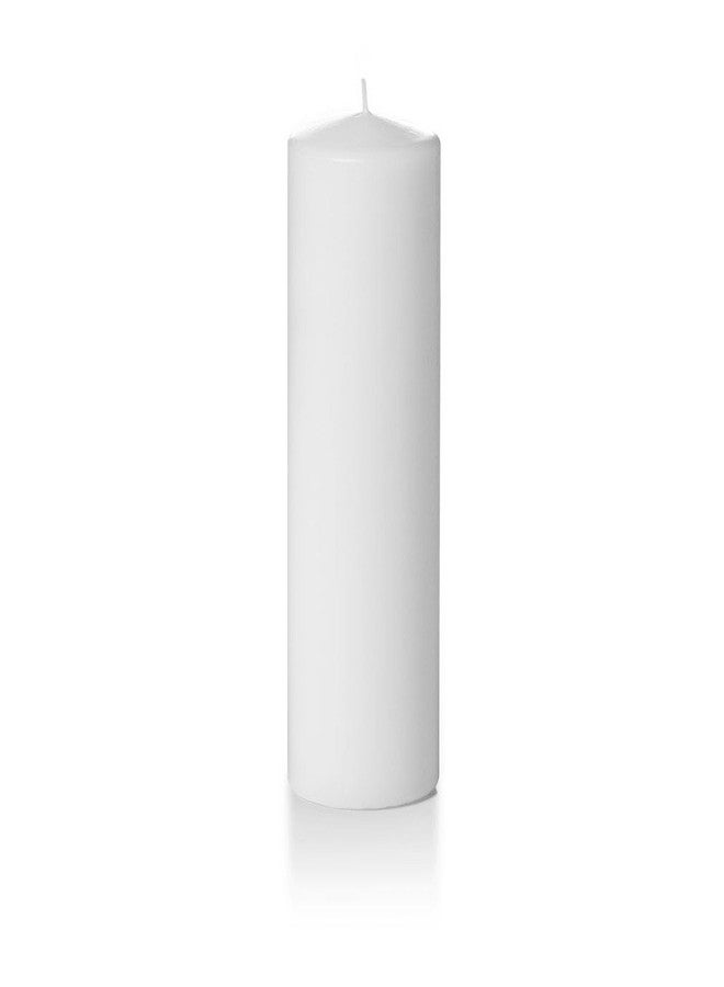 yummi 3" x 10" White Round Pillar Candles - 3 per Pack