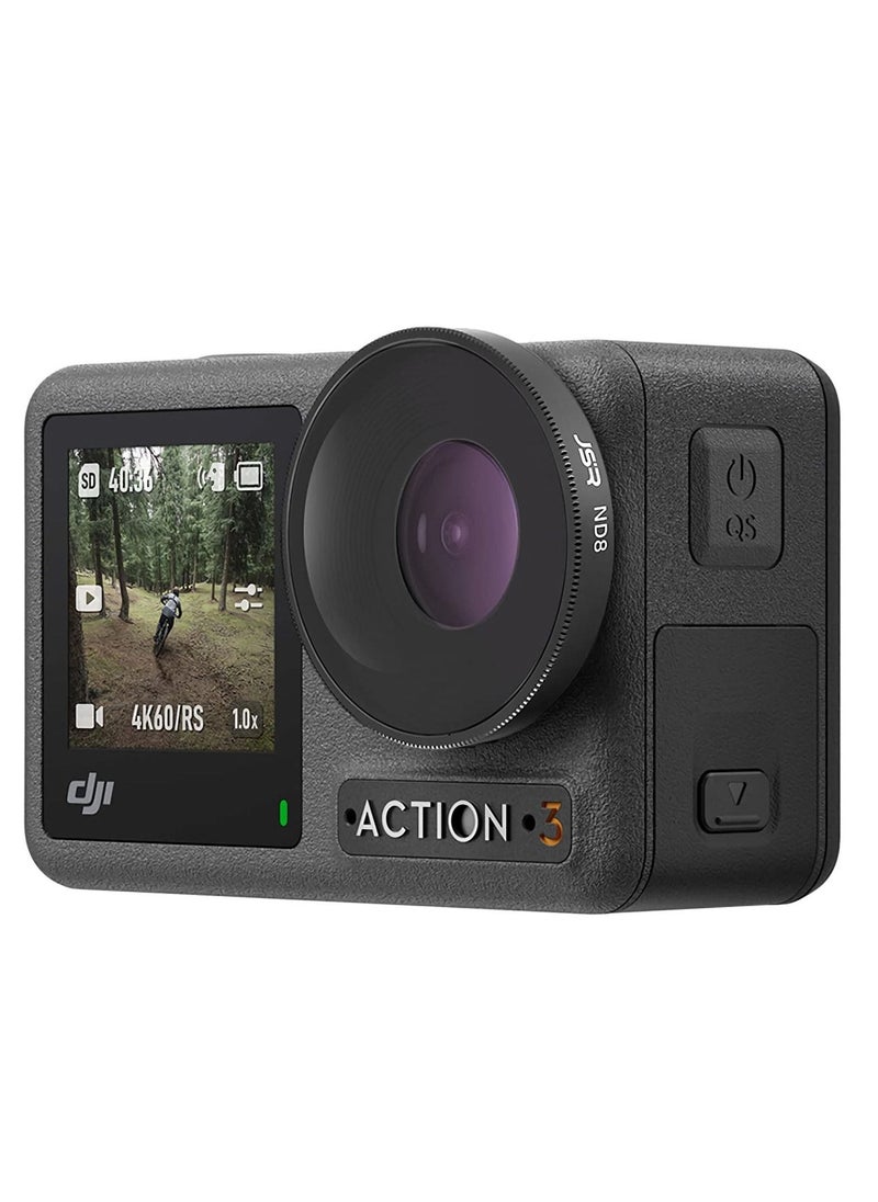 KASTWAVE مرشح لملحقات مرشح DJI OSMO Action 3 UV CPL ND ND/PL لكاميرا OSMO Action 3 (CPL+ND8+ND16)  - Image 1