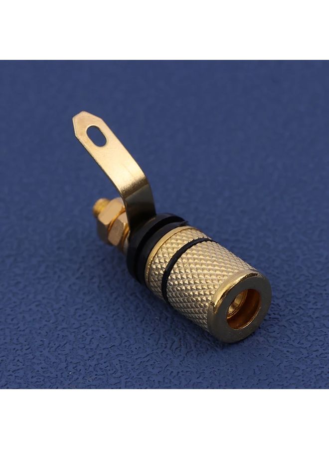 2pcs Set Amplifier Speaker Binding Posts Terminal 4mm 0.16in Sockets Speaker Plug Jack Connector Audio Terminal Plugs - Image 4