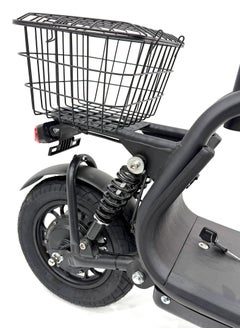 RALLY BICYCLE Scooter model RALLY-B2-BASKET, Recommended for adults, 48V 10AH litthium battery, Maximum riding distance is 30km, Maximum speed is 35km/h, Black color  - Image 5