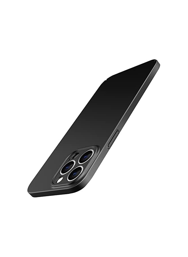 JETech Upgraded Slim (0.85 mm Thin) Case for iPhone 13 Pro 6.1-Inch, Camera Lens Cover Full Protection, Slim Fit Ultra Thin Lightweight Matte Hard PC, Support Wireless Charging (Black) - Image 1