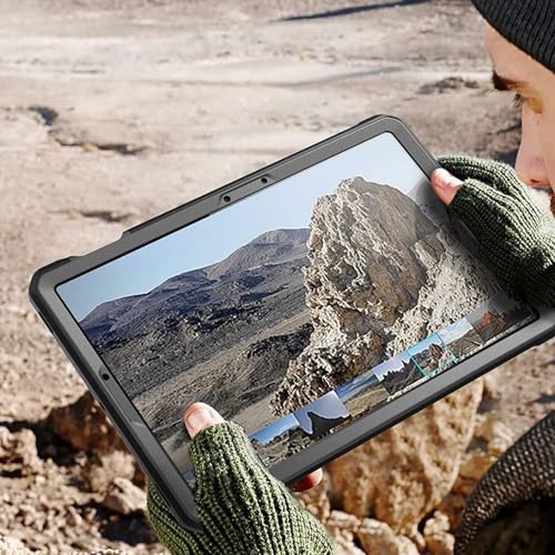 SUPCASE Unicorn Beetle Pro Series Case Designed for Samsung Galaxy Tab S8 (2022) / Galaxy Tab S7 (2020), with Built-in Screen Protector & S Pen Holder Full-Body Rugged Heavy Duty Case (Black) - Image 2