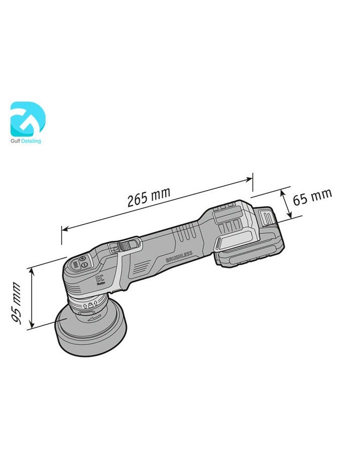 FLEX Flex Cordless Polisher PXE 80 10.8-EC/2.5 Set 492469  - Image 4