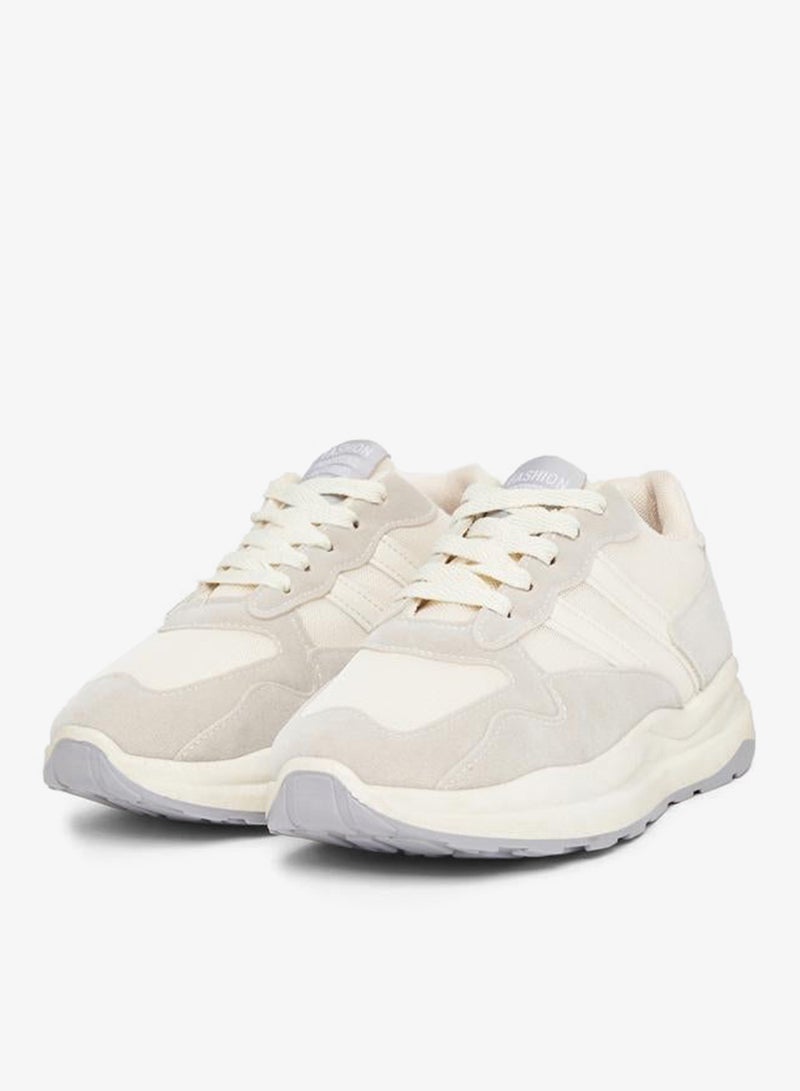 Styli Active Knit Mesh Upper Lace Up Sneakers - Image 2