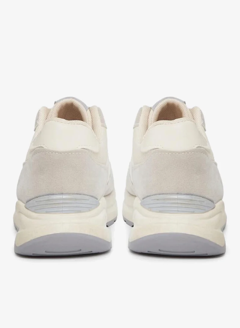 Styli Active  Knit Mesh Upper Lace Up Sneakers for Women | Best Price UAE