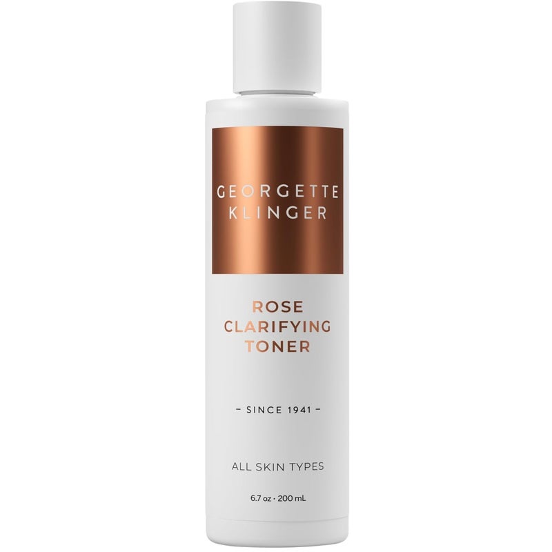 Rose Clarifying Toner  Deep Cleansing Facial Toner pH Balancing Moisturizing Formula with Witch Hazel and Aloe for Deep Pore Cleansing Hydration and Skin Repair  67 oz by Georgette Klinger